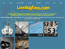Tablet Screenshot of lovebugfans.net